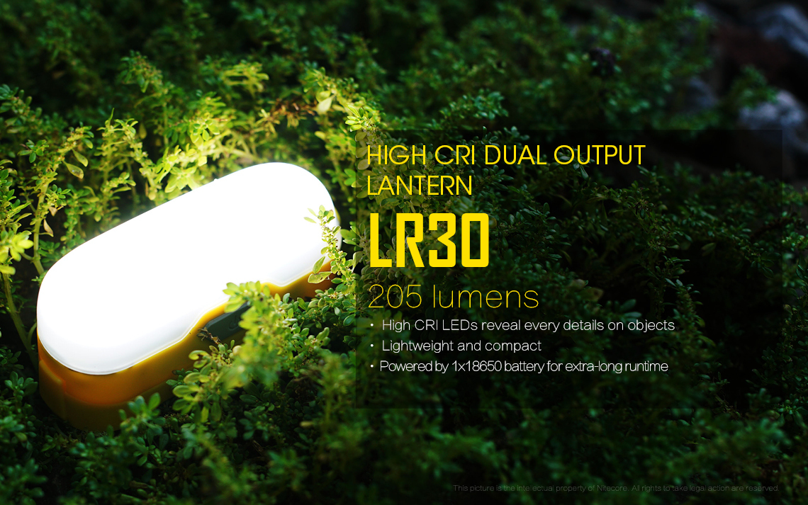 Nitecore LR30 High CRI 205 Lumens Camping Light
