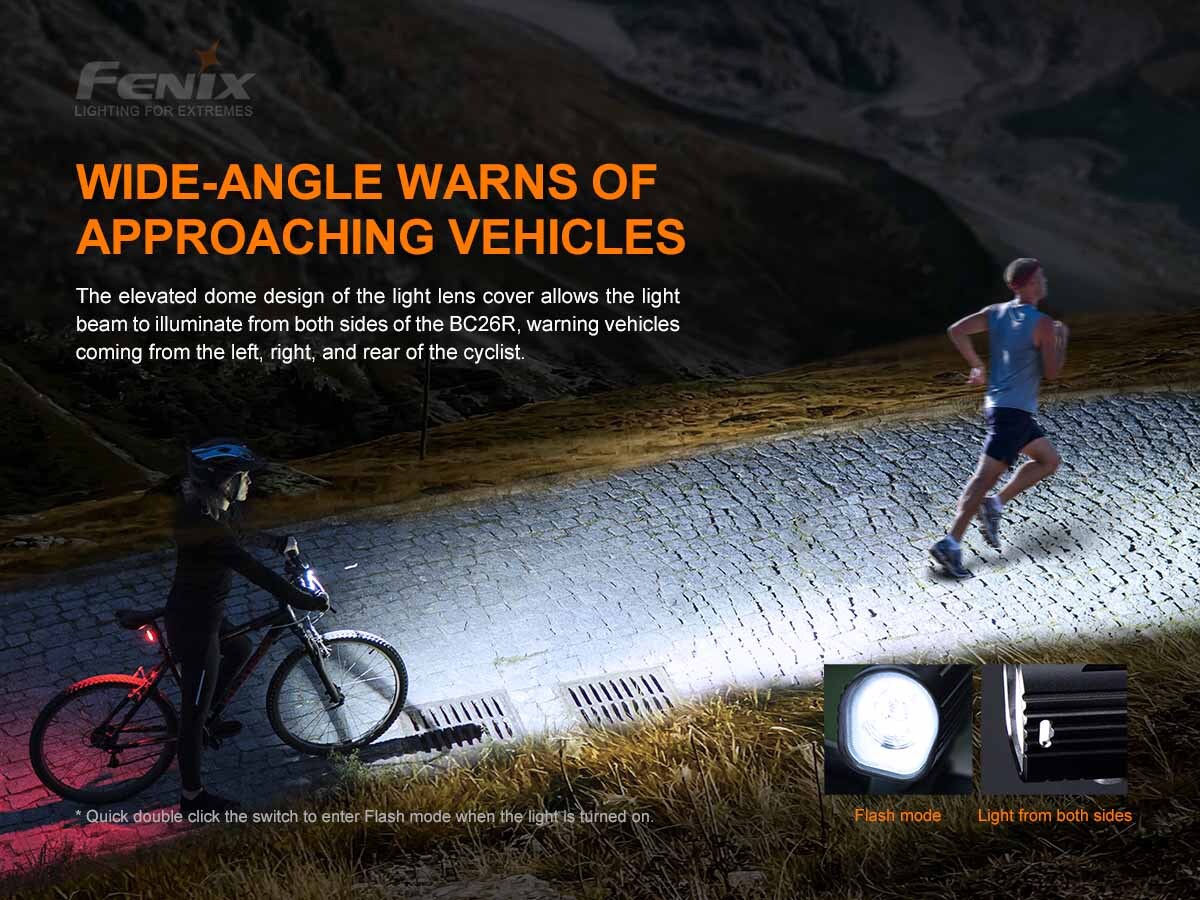 Fenix BC26R Luminus LED 1600 Lumens Rechargeble Bike Light