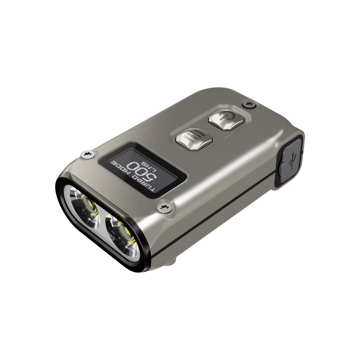Nitecore TINI2 SS / TINI2 Ti 2x OSRAM P8 LED 500 Lumens Dual-Core Intelligent USB-C Rechargeable Keychain Light