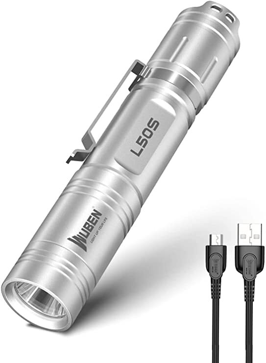 Wuben L50S OSRAM P9 LED 1200 Lumens USB Rechargeable EDC Flashlight
