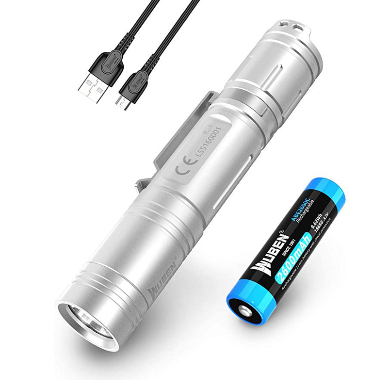 Wuben L50S OSRAM P9 LED 1200 Lumens USB Rechargeable EDC Flashlight