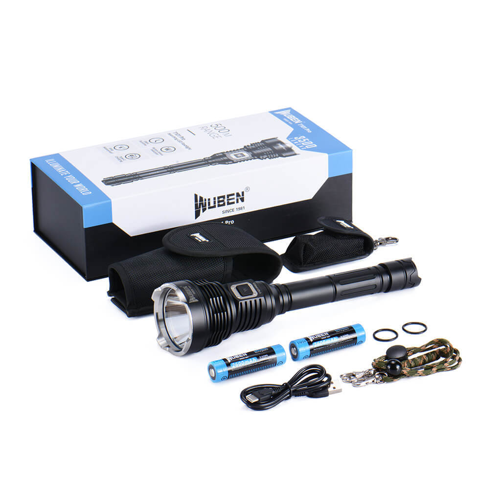 Wuben T101 Pro  XHP70-N4 LED 3500 Lumens Hunting Flashlight