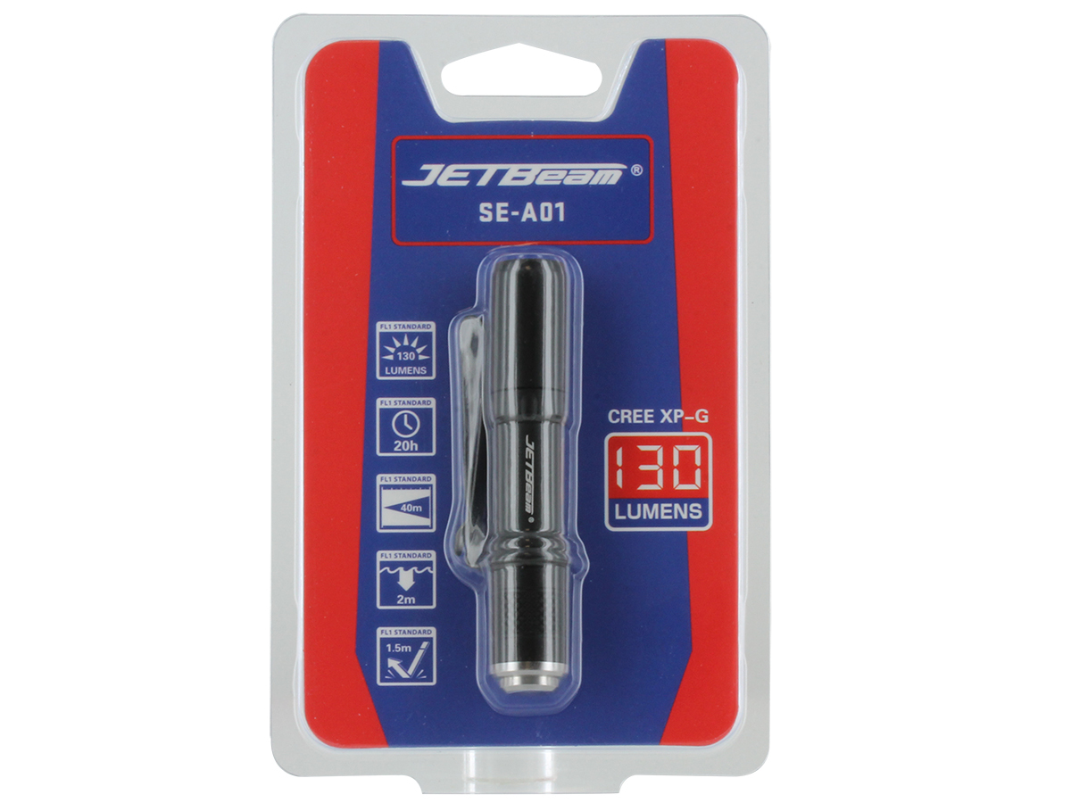 JETBeam SE-A01  XP-G LED 130 Lumens EDC Flashlight