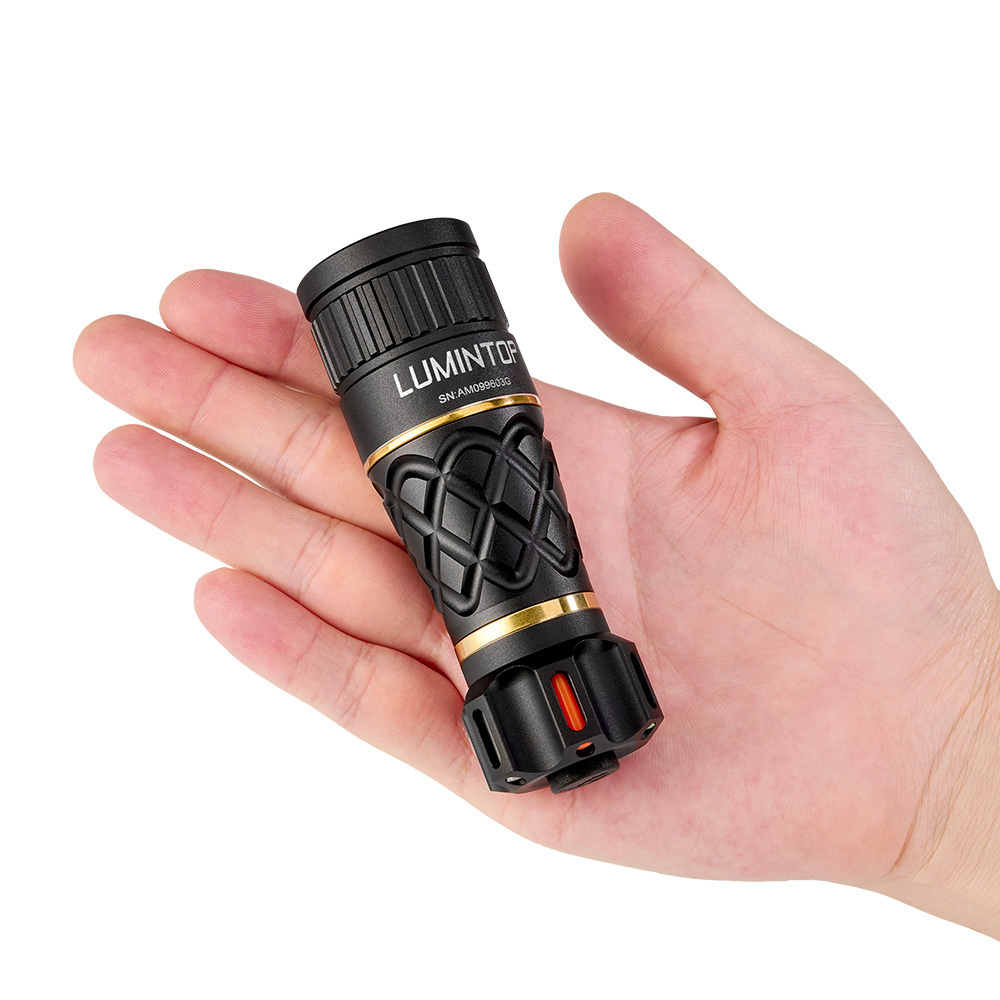 Lumintop THOR I LEP Raw Ti 400 Lumens 1200 Meters Pocket LEP Flashlight