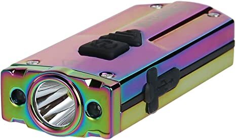 Mateminco CSF02 XPG3/Nichia LED 250 Lumens UV USB Rechargeable Keychain Flashlight