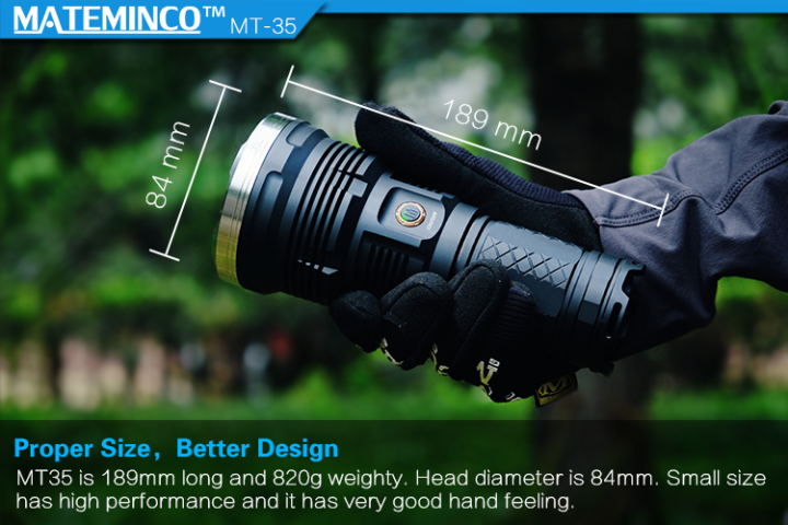 Best Mateminco MT35 XHP35 HI LED 2700 Lumens 1697 Meters Long 