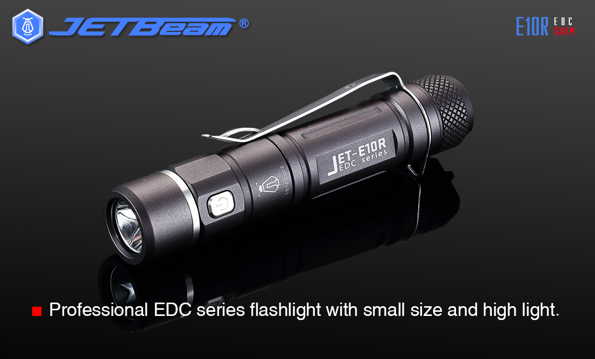 JETBeam E10R  XP-L HI LED 650 Lumens EDC Flashlight