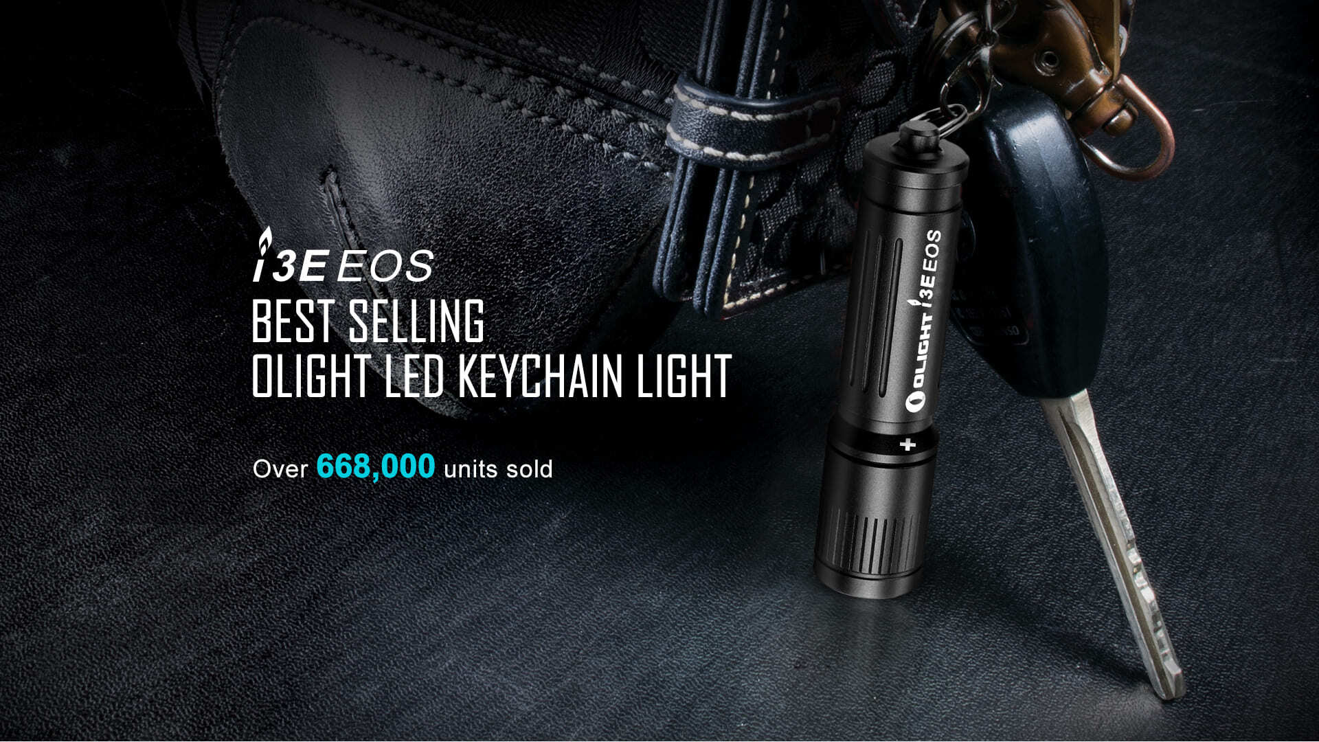 Olight I3E EOS Philips LUXEON TX 90 Lumens Keychain Flashlight