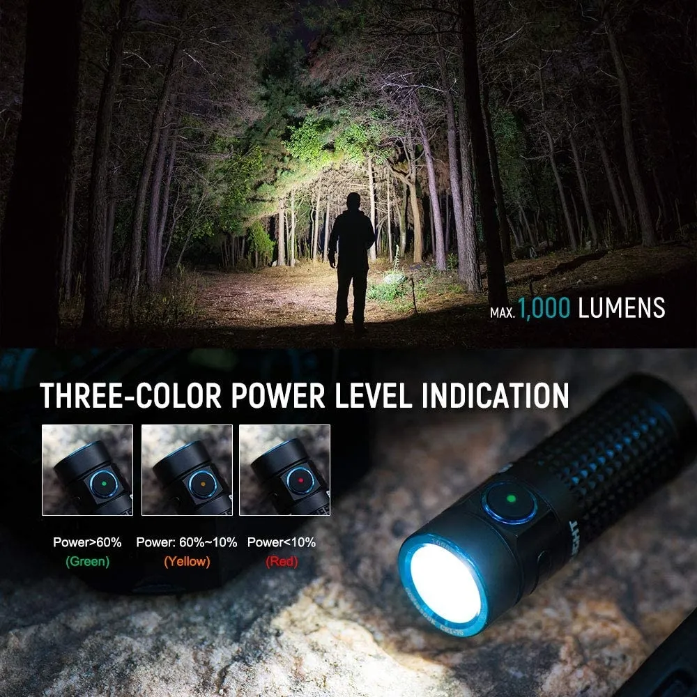 Olight S1R Baton II High Performance CW LED 1000 Lumens EDC Light