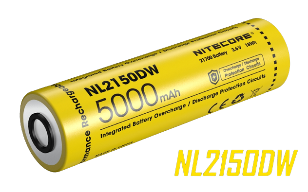 Nitecore NL2150DW 5000mAh Rechargeable Battery for the R40 v2
