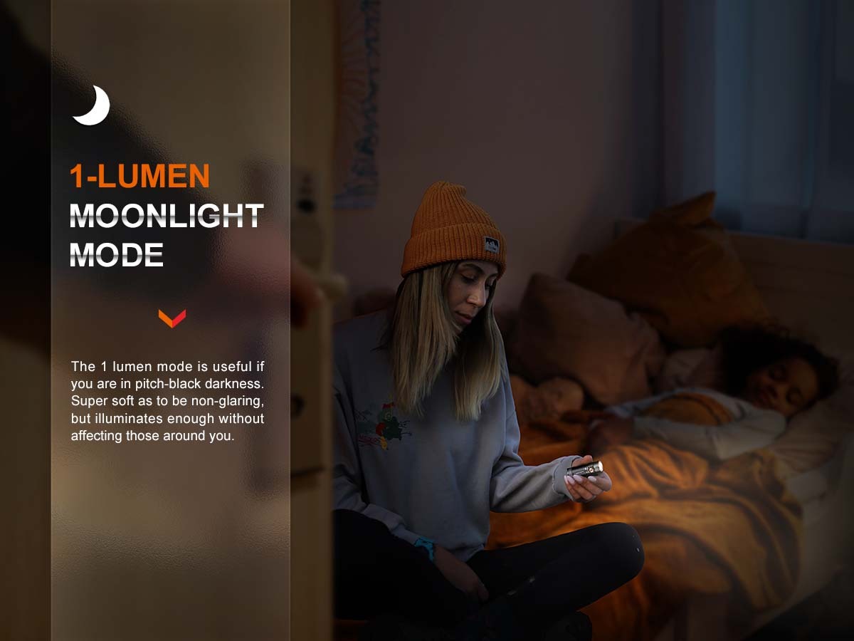Fenix E18R V2.0 Luminus SST40 cool white LED 1200 Lumens Rechargeable EDC Flashlight