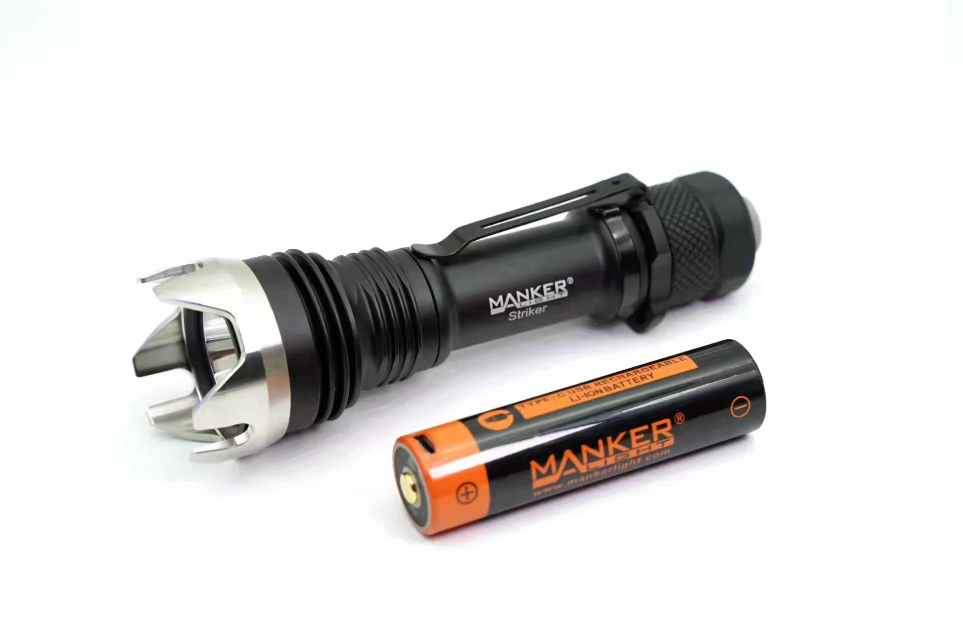 Manker Striker 1x LUMINUS SFT40 LED USB Type-C Rechargeable 18650 Flashlight