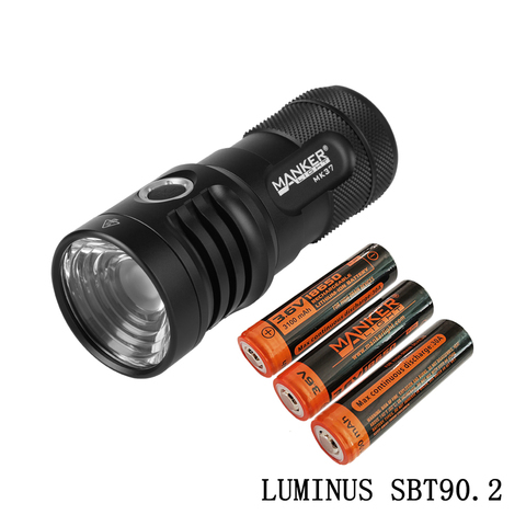 Manker MK37 LUMINUS 90.2/Osram Green LED 5800 Lumens Compact Lightweight Searchlight