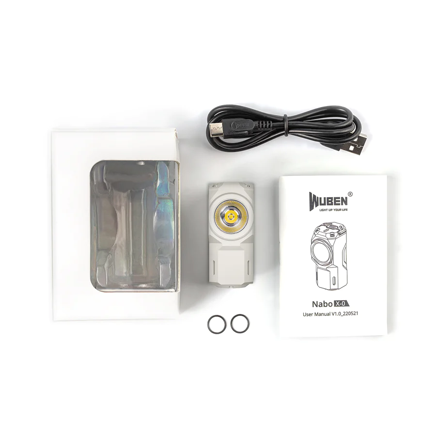Wuben L-Knight X0 OSRAM P9 / SAMSUNG LH351D LED 1100 Lumens Aluminum Brightest Pocket EDC Flashlight