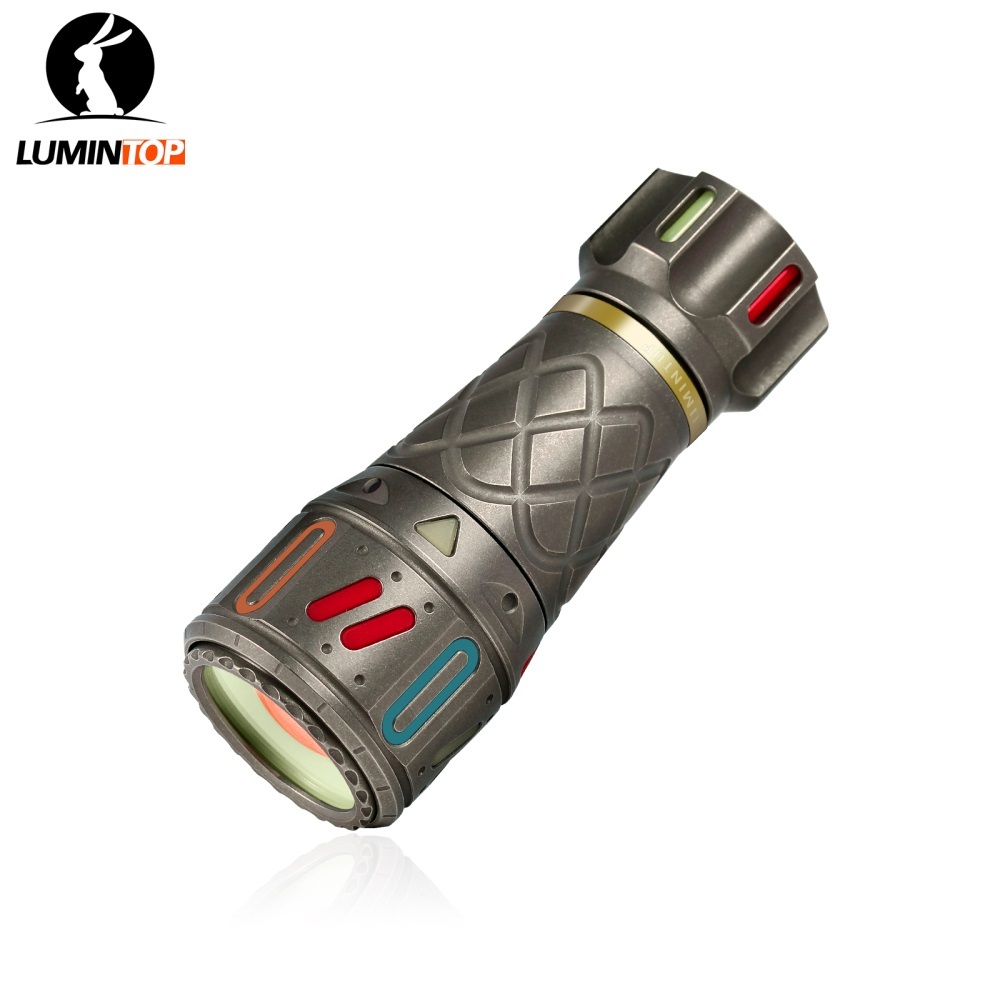 Lumintop THOR I Titanium Sandblast White Lesar Emitter 400 Lumens 1200 Meters Lep Flashlight Limited Edition