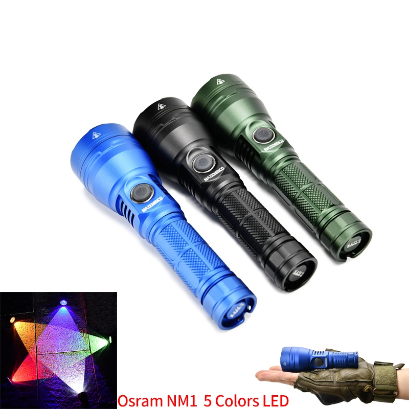 Mateminco MT35mini-S Osram NM1 5 Colors LED 550 Lumens 860m USB Type C Rechargeable 18650 Hunting Light