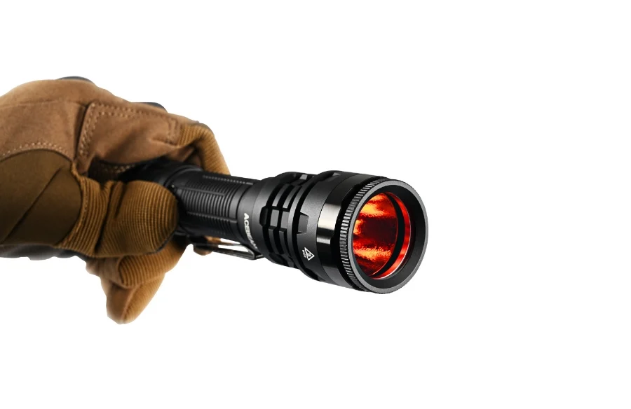 Acebaem P17 XHP70.3 LED 4900 Lumens 445 Meters Tual Tactical Tail Switch LED Flashlight