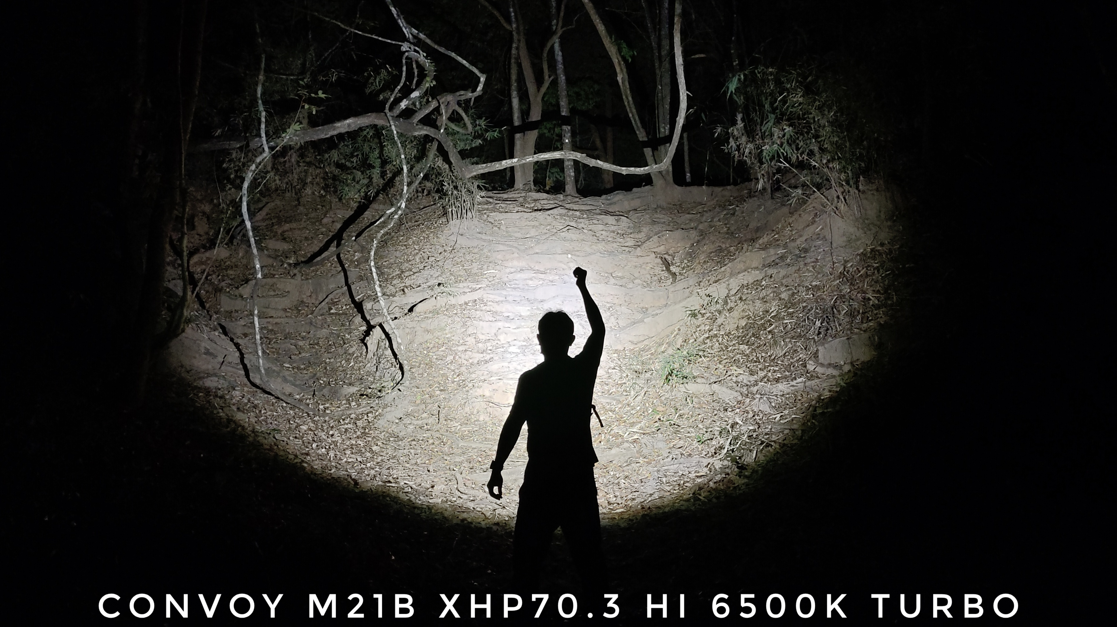 Convoy M21B XHP70.3 LED 21700 Flashlight Search Light