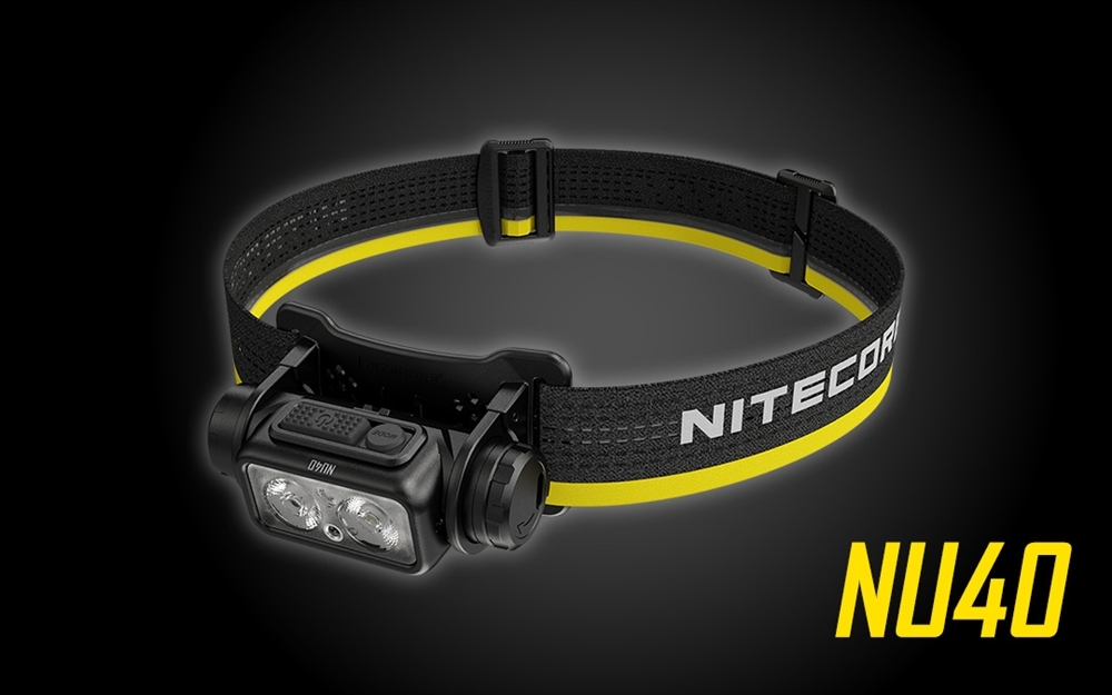 Nitecore NU40 1000 lumen USB-C Rechargeable Running Headlamp