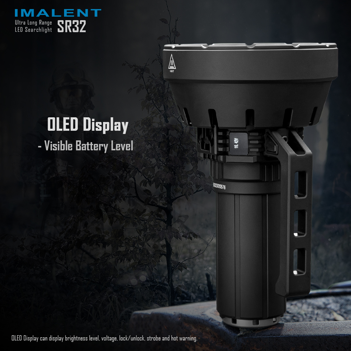 Imalent SR32 XHP50.3 HI LED 120,000 Lumens Flashlight