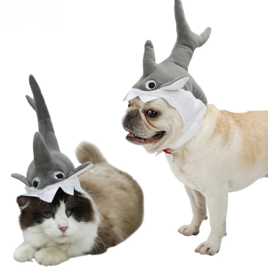 DOGLEMI Christmas 3D Shark Plush 