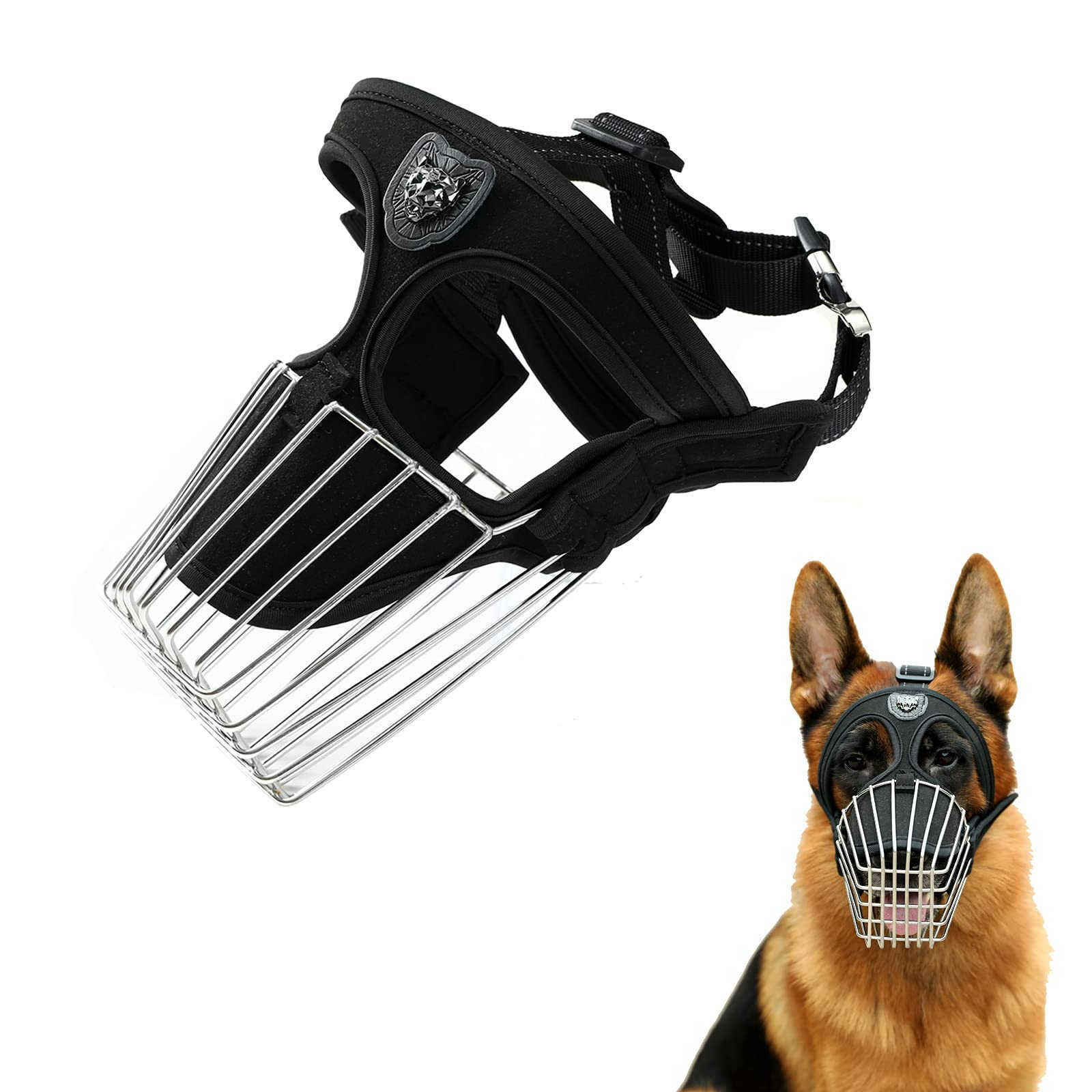 Pet DOG Safety Adjustable Basket Cage MUZZLE 1~7 SIZES 