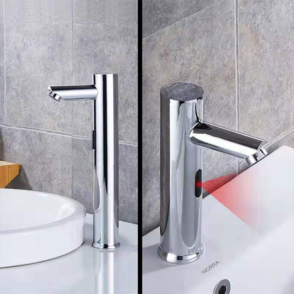 Sensor Faucet Taps Mixer Bathroom Water Saving Infrared Smart Automatically 2 In 1  