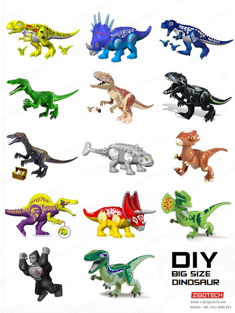 DIY Dinosaur Bricks 