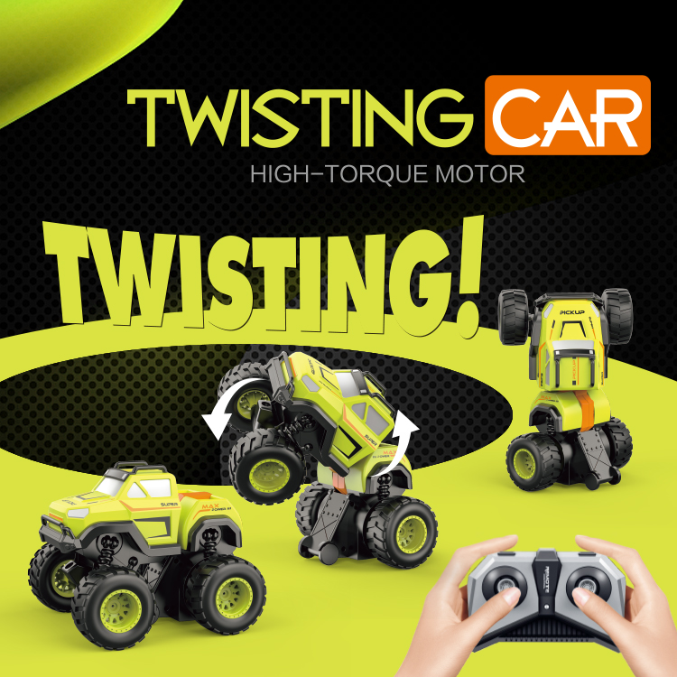 2.4G Twisting stunt carstoy Transformation toys car 360 Degree rotating Remote control rc car for kids  