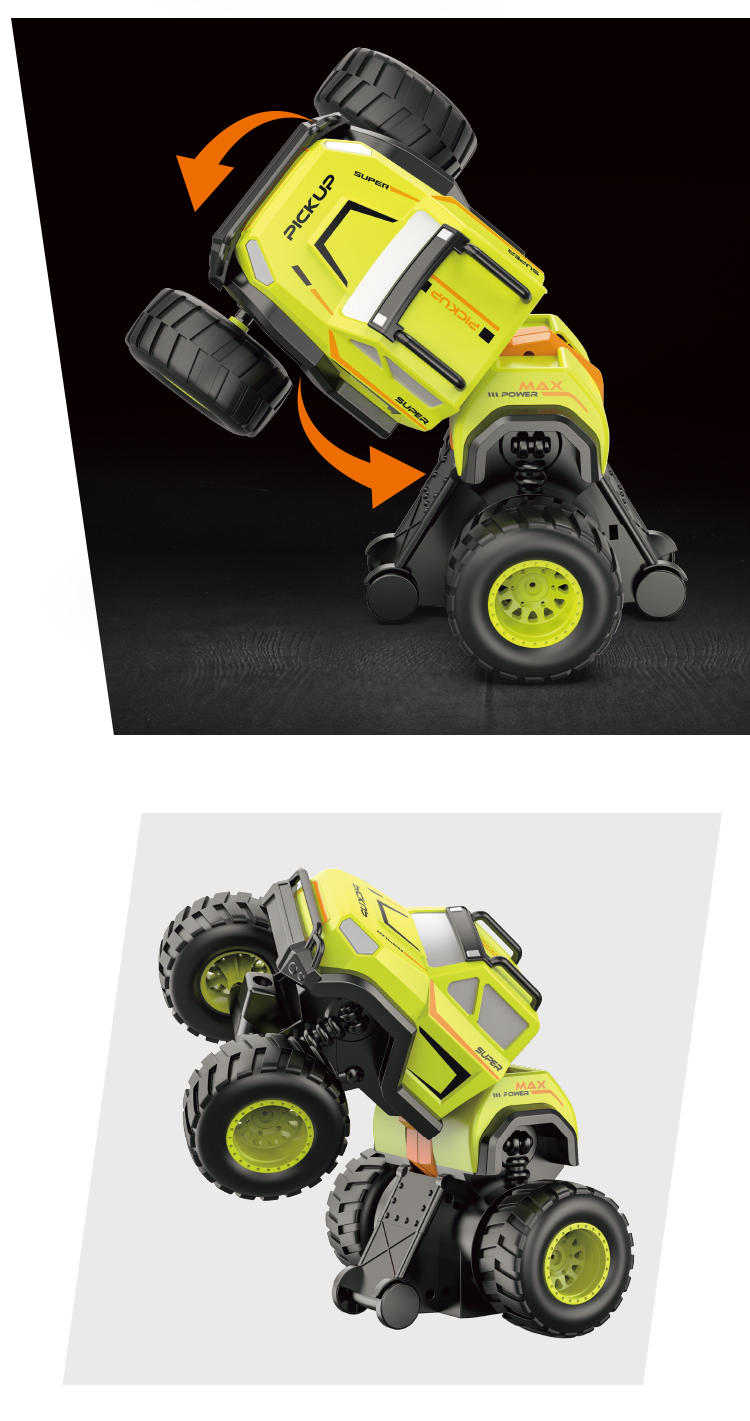 2.4G Twisting stunt carstoy Transformation toys car 360 Degree rotating Remote control rc car for kids  