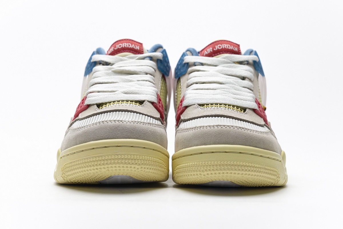 Nike x Off-White Dunk Low Off-White - Lot 10 Shoes - Size 4.5 - 112 Sail / Neutral Grey - Battle Blu