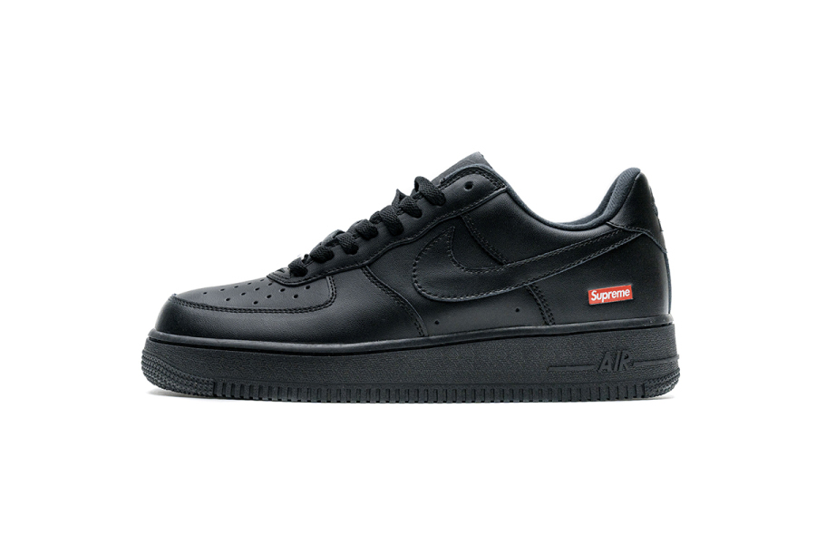 supreme x air force 1 black