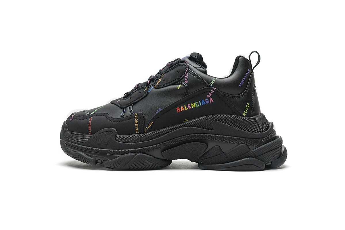 Isv-onlines - Balenciaga Triple S Colorful 524039 W2FA1 1210 - nike roshe one faded grey background color