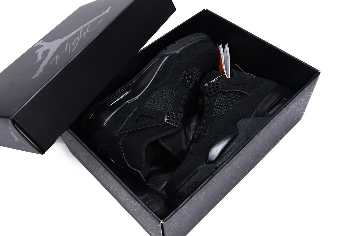 Jordan, Shoes, Black Cat Jordan 4 Rep Box