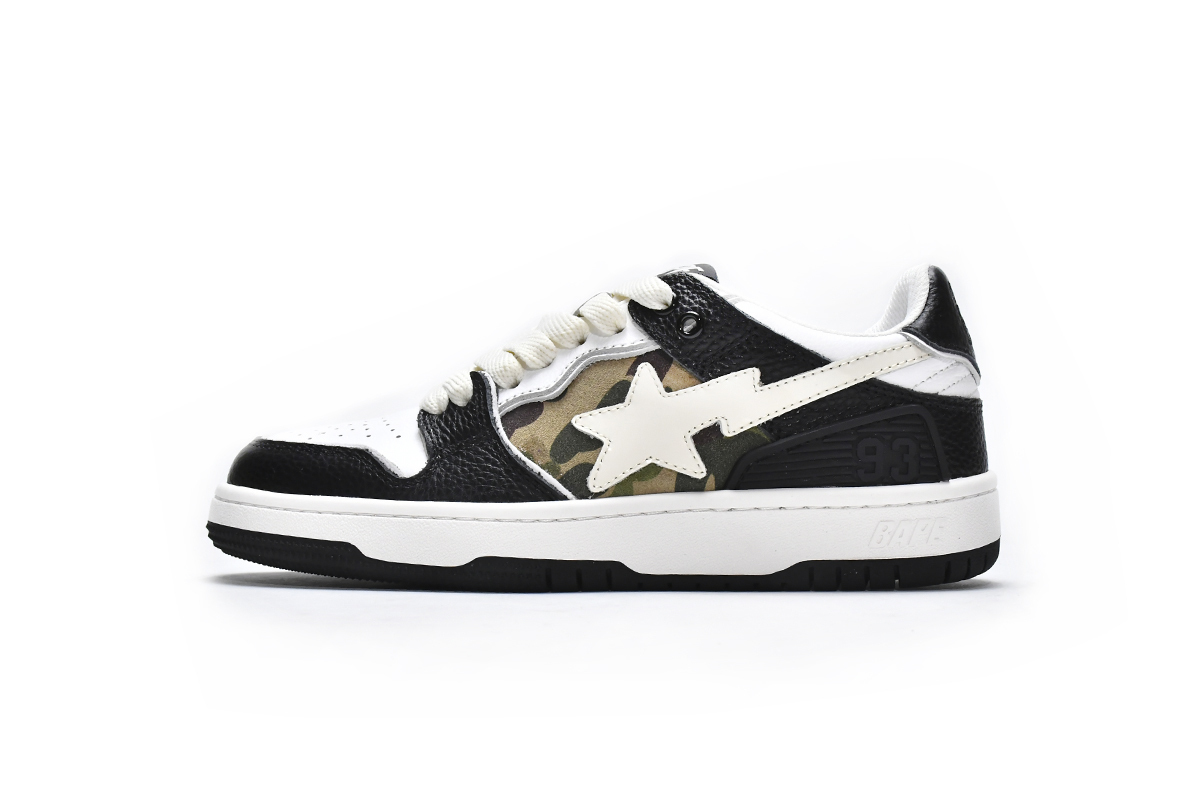 bape sk8 sta low black