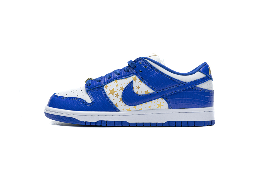dunks blue paisley