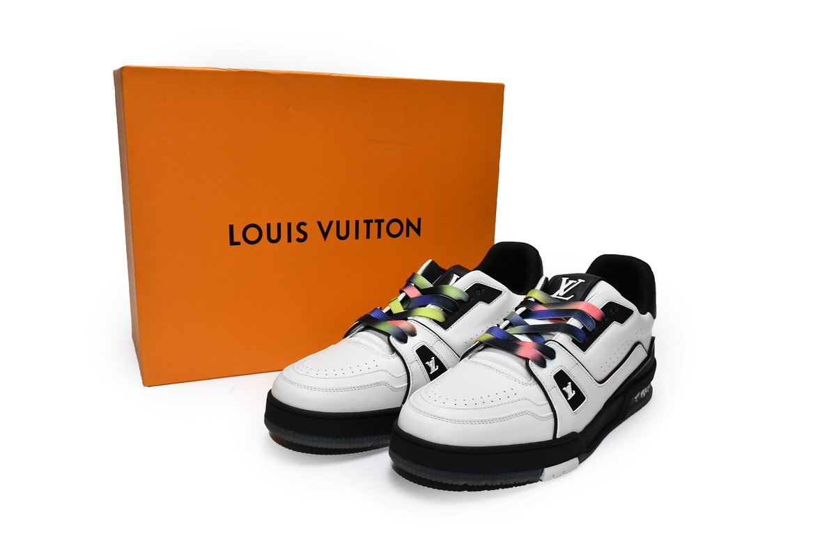 Louis Vuitton LV Trainer Black White Men's - 1A9ADA - US