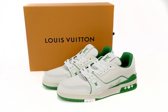 1A54H5 - Louis Vuitton LV Trainer Sneaker Low 'Black/Grey