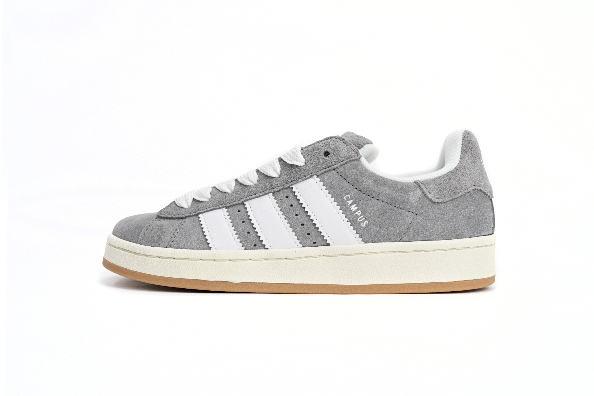 Fake adidas Campus 00s Grey White | Campus 00s Grey Gum Reps — Crewkicks