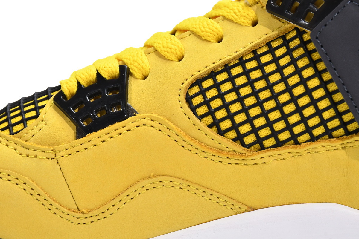 Nike Air Jordan 4 Retro Lightning 2021 | Yellow Lightning 4s - Crew Kicks