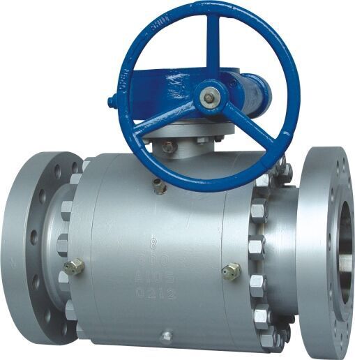 API 6D trunnion mounted ball valve   