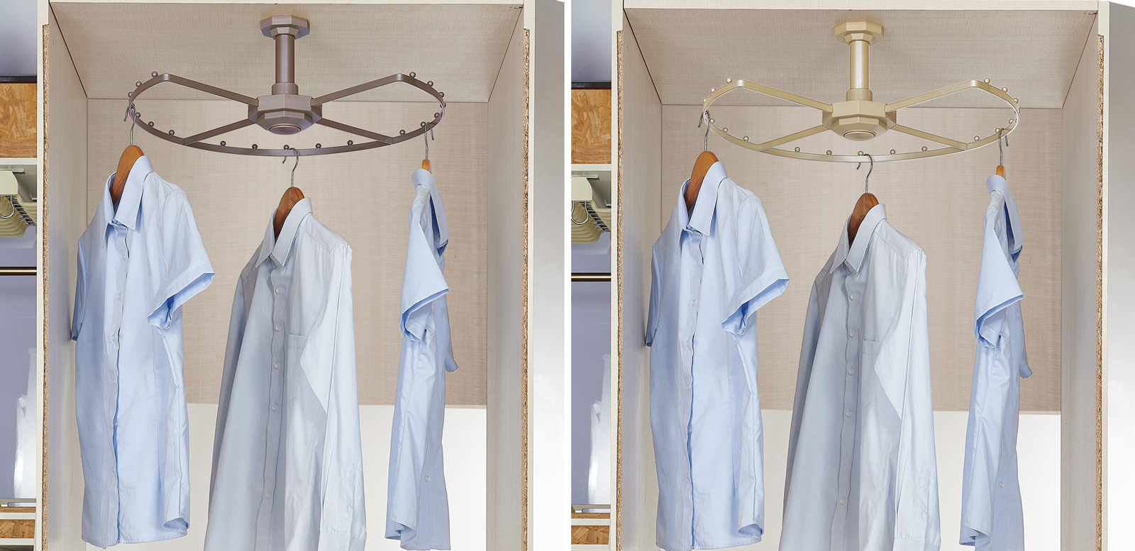 Revolving clothes rack