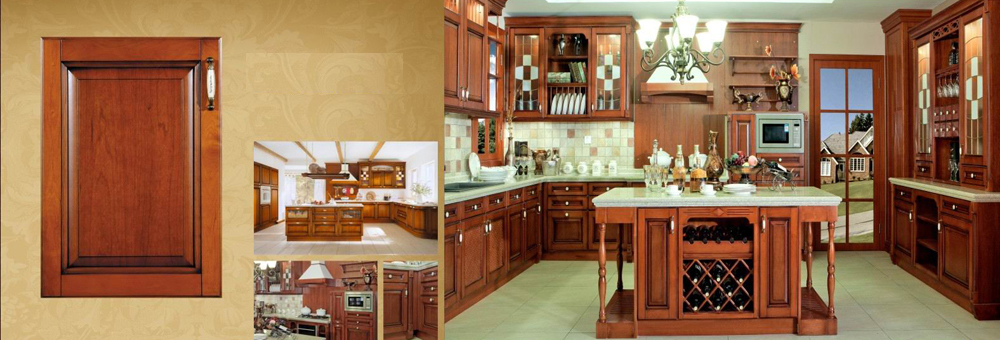 Wood Tones kitchen cabinet