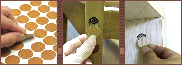 Cabinet holes cover