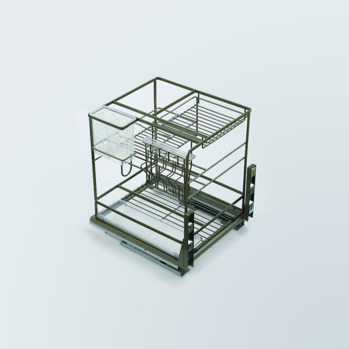 Kitchen Cabinet Basket Slides Spice Rack DT400