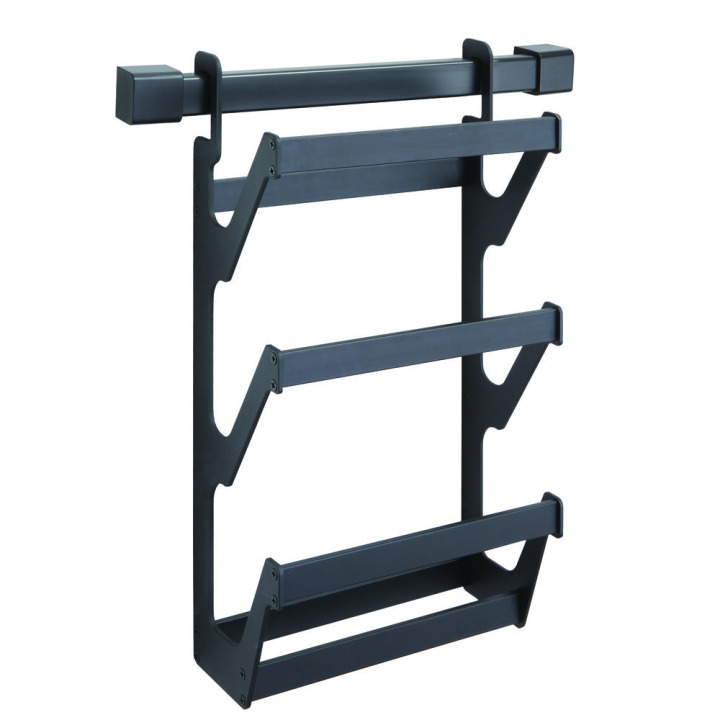kitchen rack for pots and pans cover matte black