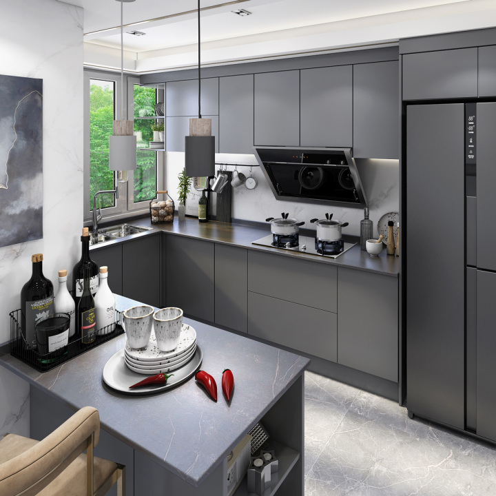 kitchen cabinets gray color