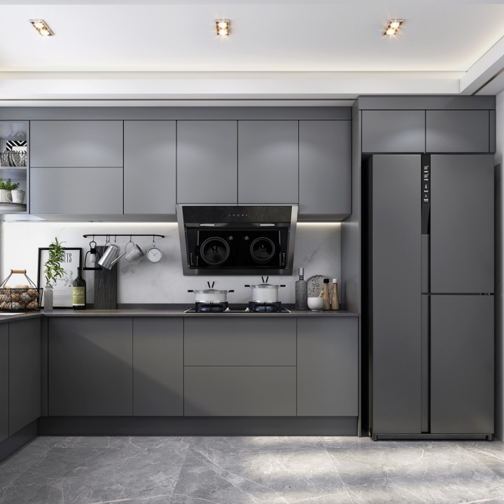 modern kitchen cabinets gray