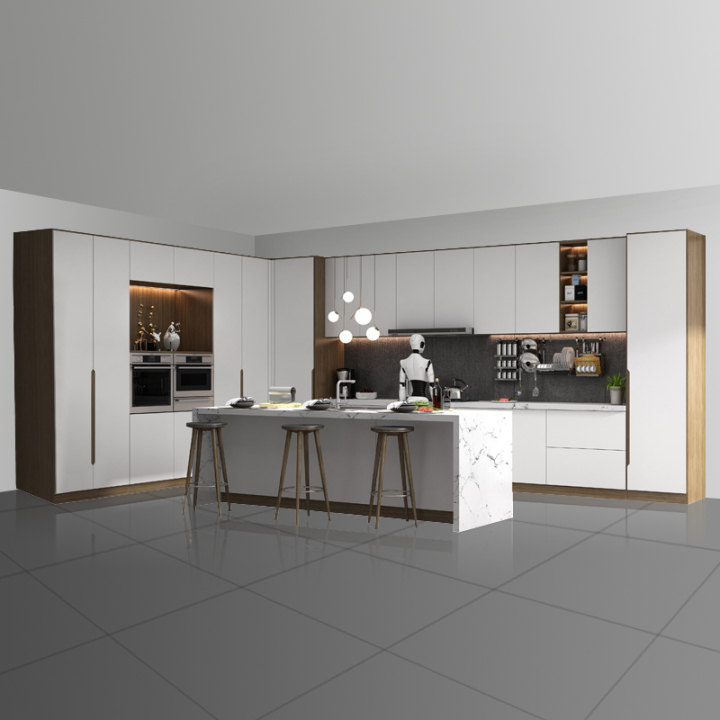 white kitchen cabinets set