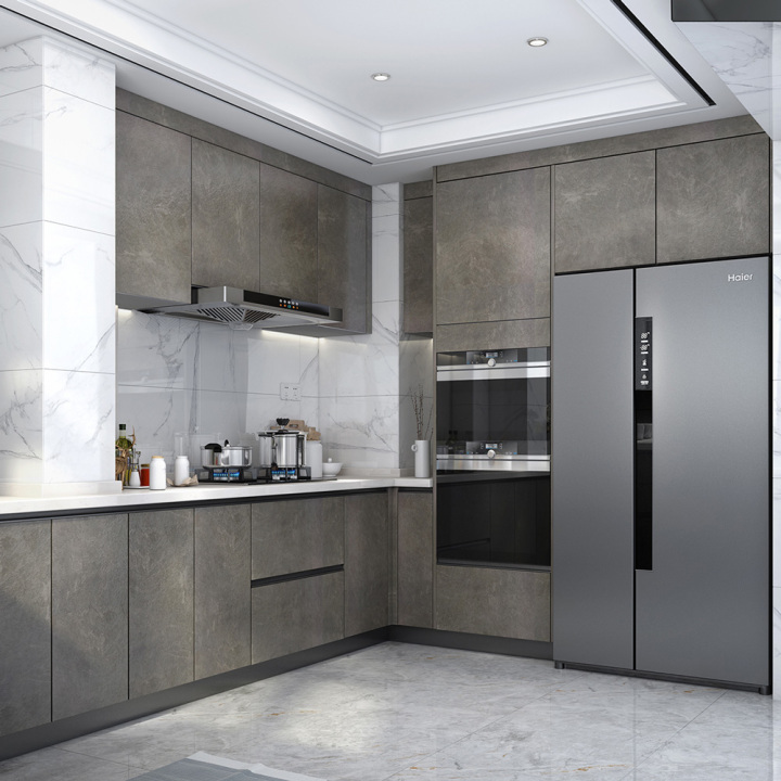 dark kitchen cabinets modern